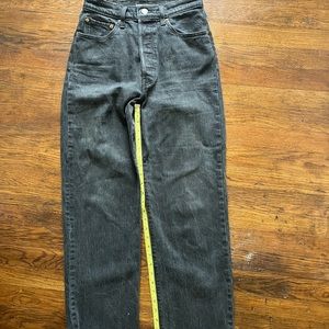 Levi’s Ribcage jeans - black raw hem